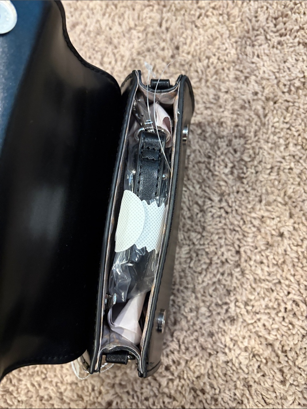 Black Mini Top-Handle Bag - Picture 4 of 9